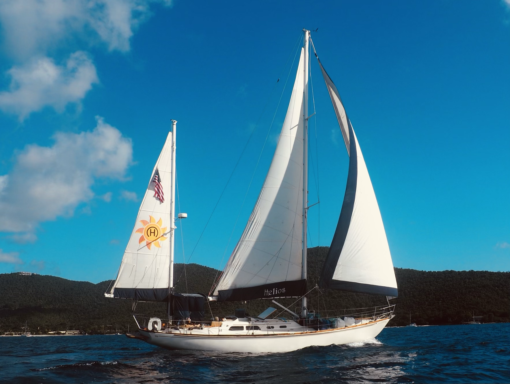 Sit back, relax and enjoy a beautiful Hinckley 48’ Yawl!